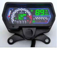 For Honda CG125 CG150 XF150 TMX125 Pinoy Rusi125 Motorcycle Speedometer Tachometer LED digital meter Assembly W/USB Charge
