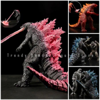 Pink Godzilla Atomic Breath/Red Lotus/Mecha Godzilla Vs Kong: The New Empire Action Figure Movie Model S.H.Monster Arts Toys