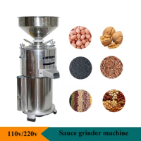 Sauce Grinder Machine Multifunctional Ketchup Stone Grinding Tahini Peanut Butter Machine Blueberry Jam Maker In Vertical Type