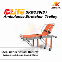 ChronaLifeMed Ambulance Stretcher Trolley SKB039(D) I Troli Emergency Medis  Multifungsi & Berkualit