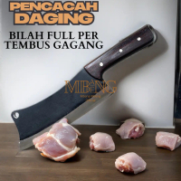 Mbang-Mbeng Kitchen Knives potong daging ayam / pecacah daging per ASli / pisau cacah dagung ayam