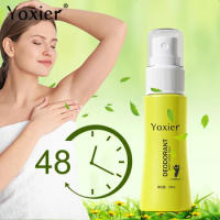 Deodorant Spray Aromatherapy Underarm Liquid Body Odor Clean Unisex Healthy Grape Seed Aloe Extract Convenient Body Care 20ML