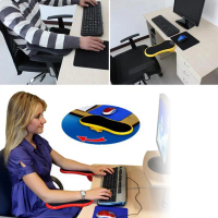 Computer Arm Rest for Desk Ergonomic Wrist Rest Support Rotating Armrest Pad Desk Computer Table Sup