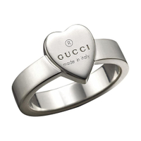GUCCI 心型系列 愛心造型 純銀戒指 925純銀 古馳