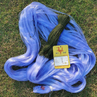 ตาข่ายมองดักปลา 200เมตร(2เซน-16เซน) เอ็น0.15 ลึก (20/25/30/40/50/75/100)ตา (รุมเชือกบนพร้อมใช้งาน)