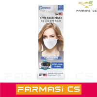 Farmasi CS Respack Kf94 Face Mask Adult 20 Pieces ( Furry white) (1 box )