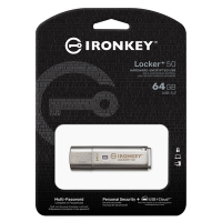 金士頓 Kingston IronKey Locker+ 50 64G USB3.2 加密隨身碟 IKLP50/64GB