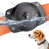 IPX8 Waterproof Dog Collar Holder for Airtag [Metal Back Plate] Ultra-Durable Dog & Cat Collars Moun