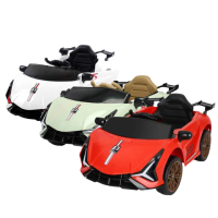 【ChingChing 親親】跑車兒童電動車-藍寶款(電動車 雙門電動車 兒童電動車 兒童騎乘/RT-909)