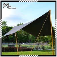 Portable 6x4M |   4x4.4M I  3x3M meter Flysheet Camping Waterproof Large Awning Tarp for Tent/ Vehic
