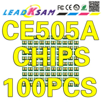 100PCS compatible ships CE505A CE505 E505A 505 505A 05A Toner Chip Reset Chips Cartridge Chip P2030 