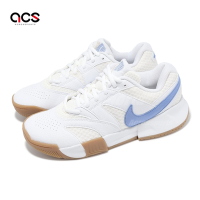 Nike 網球鞋 Wmns Court Lite 4 女鞋 白 藍 透氣 抓地 膠底 運動鞋 FD6575-106