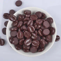 Slime Charms Simulated Coffee Beans Resin Plasticine Slime Accessories Beads Making Supplies For DIY Scrapbooking Crafts