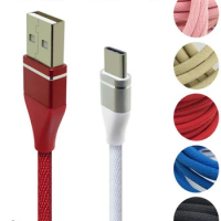 200pcs/lot 1M/3ft USB Type C Fast Charging USB C cable Type-c 3.1 Data Cord Phone Charger For Samsung S9 S8 Note 9 8 Miaomi