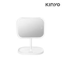 【免運費】KINYO LED觸控調光化妝鏡 BM-077 觸控 三段調光 梳妝鏡 自然光 高清鏡面 鏡子 美容鏡
