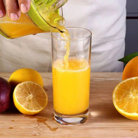 Manual Portable Citrus Orange Juicer Manual Juicer Fruit Lemon Juicer Blender Cup, Kitchen Gadget