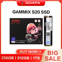 ADATA XPG GAMMIX S20 SSD 256GB 512GB 1TB Internal Solid State Disk PCle Gen3.0x4 M.2 2280 Original SSD For Laptop Desktop