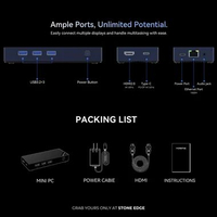 MOREFINE M10 Mini PC Intel N150 12GB LPDDR5 Tanpa SSD WiFi 6 Dual HDMI Windows Mini Computer MiniPC