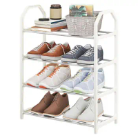 Fashion Shoe Rack Organizer 4 Tier Space Saver Shoe Storage Rack Shoe Shelf Organizer Large Capacity Free Standing Shoe rack