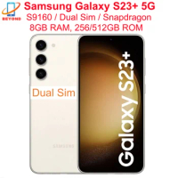 Samsung Galaxy S23 Plus S23+ 5G Dual Sim S9160 6.6" ROM 256/512GB RAM 8GB Snapdragon NFC Original Android Cell Phone