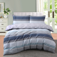 Aussino Contempo Dexter 100% Cotton Fitted Sheet Set / Quilt Cover Set - Elegant, Feminine Design wi