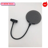Alctron MA019B Metal Screen Pop Filter Avoids Air Crash Protect Mic Capsule Angle Adjustable High Quality Clamp For Microphones