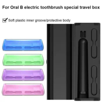 Professional Portable Travel Case for Braun/Oral B Electric Toothbrush, Family Use Light Plastic Holder Protective Storage Box