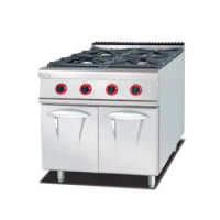 2022Professional hotel kitchen equipment big 4 burner gas stove/commercial gas burner