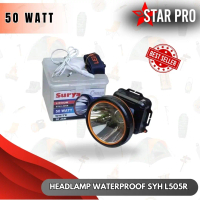 Headlamp Waterproof Diving Flashlight - Senter Kepala Surya Selam SYH L505R 50 Watt Camping Outdoor