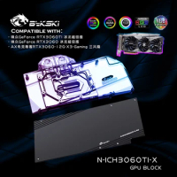 Bykski Graphic Card Block For Inno3D RTX 3060TI/3060 ICHILL IceDragon Super Edition/AX RTX3060 12G X3 Gaming Dual Fans,VGA Block