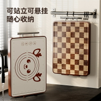 抗菌防霉家用棋盤格菜板耐剁廚房專用切菜板雙面水果砧板案板實木/菜板/砧板/切菜板