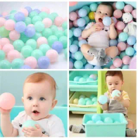 20pcs/lot 7cm Colorful Ball Soft Plastic Ocean Ball Funny Baby Kid Swim Pit Toy Water Pool Ocean Wav