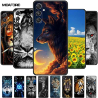 For Samsung M34 5G Case Wolf Lion Soft Silicone TPU Shockproof Back Cover For Samsung Galaxy M34 5G Phone Case Etui M 34 5G 2023
