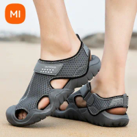 Xiaomi Mijia Slippers Men Summer Shoes Beach Sandals Male Slipper Indoor Outdoor Flip Flops Bathing Shoes Home Slippers