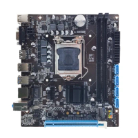 H110 Motherboard Dual-Channel DDR4 Memory Desktop Motherboard USB2.0 Gaming Mainboard VGA Supports LGA1151 6/7/8 Generation CPU