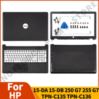 New For HP 15-DA 15-DB 250 G7 255 G7 TPN-C135 TPN-C136 Black LCD Back Cover/Front Bezel/Hinges/Palmrest/Bottom Case L20433-001
