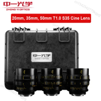 Mitakon Speedmaster 20mm 35mm 50mm T1.0 S35 Cine Lens APS-C with Hard case For Sony E Nikon Z Fujifilm X Canon RF Mount Camera