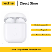 Realme Buds Air Neo Tws Ture Wireless Bluetooth 5.0 Earphone Bass Boost Touch Control Sport Headset For Smartphone