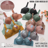 FEMA 316 318 BRA RENDA BUSA SEDANG CUP C BESAR JUMBO KAIT 3 Bh  Wanita