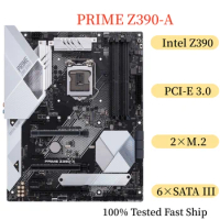 For Asus Prime Z390-A Motherboard 64GB LGA 1151 DDR4 ATX Mainboard 100% Tested Fast Ship
