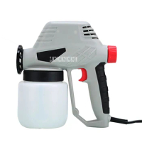 Detachable High-pressure Electric Spray Gun Painting Sprayer Gun Adjustable Latex Paint Spray Gun 220V/110V 100W 500ml/s 0.8mm