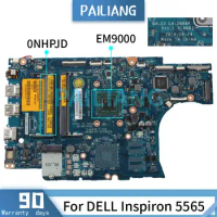 For DELL Inspiron 15 5000 5565 5765 Laptop motherboard BAL23 LA-D804P CN-0NHPJD E2-9000 EM9000 DDR4 Notebook Mainboard Full Test