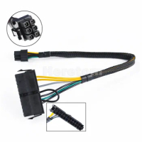 ATX Power Supply Cable Cord 24-pin 24Pin to 6-pin 6Pin Adapter Cable for Dell Optiplex ​3050 3060 50