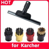 5 in 1 Window Nozzle for Karcher SC2 SC3 SC4 SC5 CTK10 CTK20 Scraper Round Brush for Steam Cleaner Mirrors Moisture Clean Slit