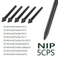 5Pcs Pen Tips Stylus Pen Nib 2H 2H 2H 2H 2H Replacement Kit for Microsoft Surface Pro 7 Book Studio Go Black