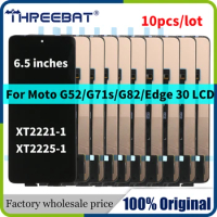 10pcs/lot Wholesale Tela Original For Motorola Moto G52 G71s G82 Edge30 LCD XT2221-1 XT2225-1 Display Touch Screen