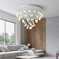 Postmodern oliveball manyheads LED ceiling lamp living room ceiling lights Novelty illumination bedroom fixtures home lighting