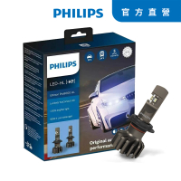 Philips 飛利浦 Ultinon Pro9000 LED超亮鑽光頭燈兩入裝公司貨+200%