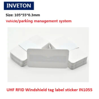 Rewrite Long Range Access Parking Sticker Paper UHF RFID Windshield Tag Label for Car Glass Sticker