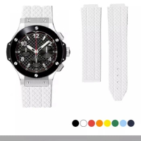AAA Watchband for HUBLOT BIG BANG 41mm Watch Strap 345 341 342 Chain Watch Rubber Bracelet wristband